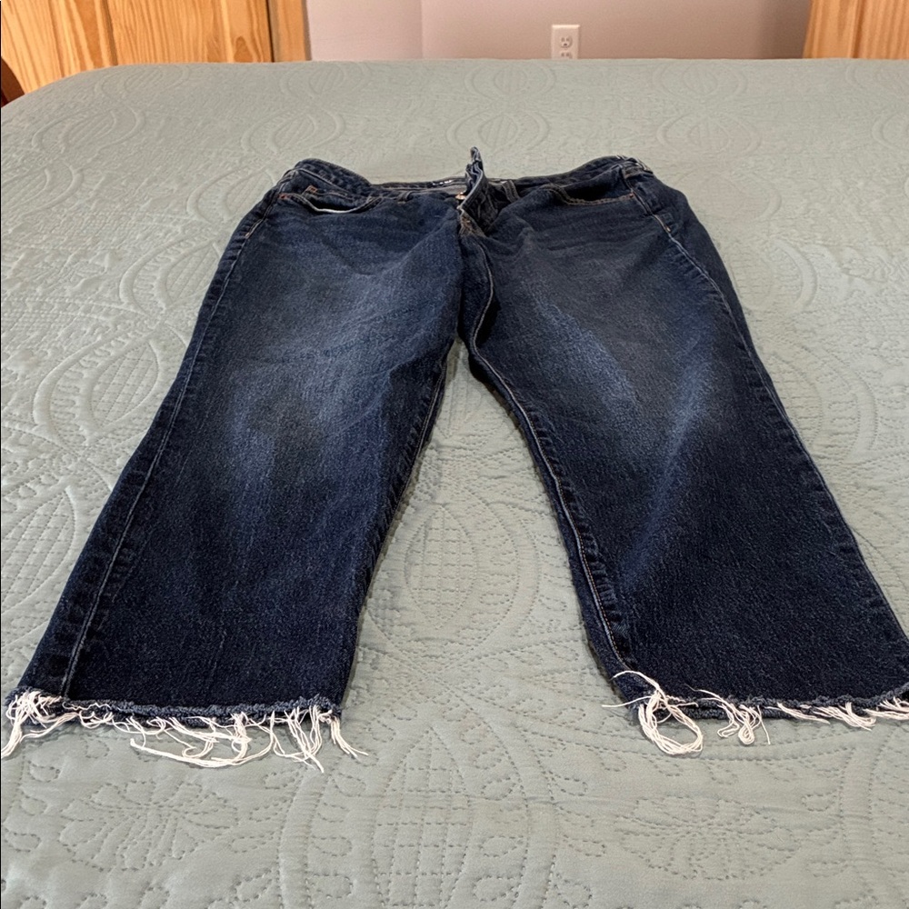 Old Navy Women's High-Rise OG Straight Jeans - Indigo